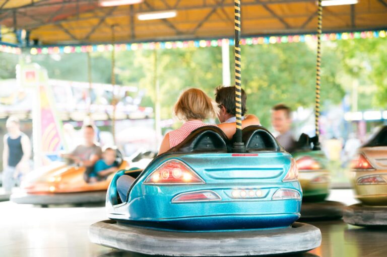 Die Autoscooter ist immer wieder ein Highlight auf der Kirmes