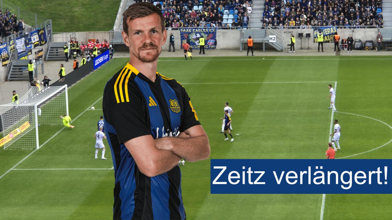 Manuel Zeitz bleibt dem 1. FC Saarbrücken länger erhalten